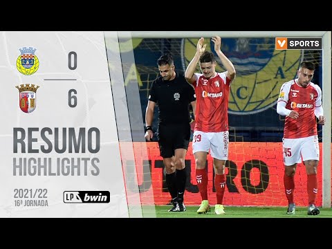 Highlights | Resumo: FC Arouca 0-6 SC Braga (Liga 21/22 #16)