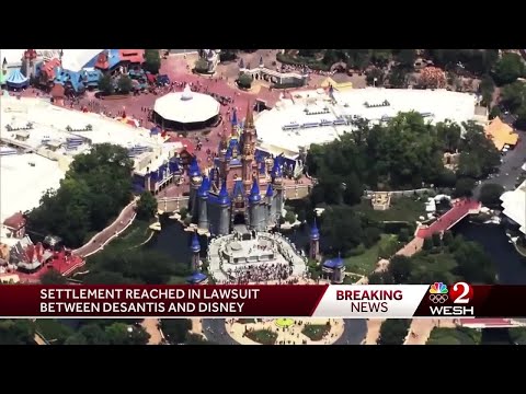 Settlement reached in lawsuit between Florida Gov. Ron DeSantis and Disney