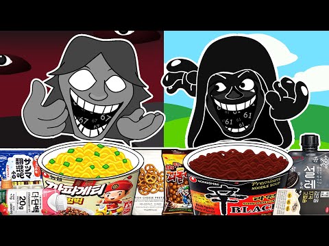 61 vs. 67 KID : WAR of the NUMBERS! Convenience Store Mukbang | Italian Brainrot Animation | ASMR