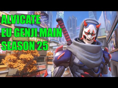 ALVICATE PRO GENJI EU GAMEPLAY - GRAND MASTER OVERWATCH SEASON 26