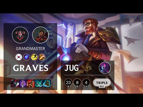 Graves Jungle vs Evelynn - KR Grandmaster Patch 10.20