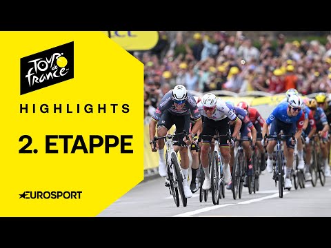 Tour de France 2025 | 2. Etappe | Highlights deutsch | Radsport