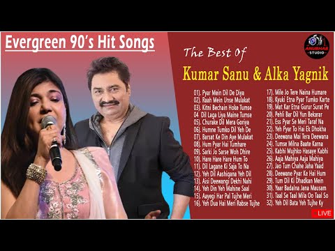 Kumar Sanu Melody Best Of 90’S Love Hindi Songs Alka Yagnik & Udit Narayan #90severgreen #bollywood