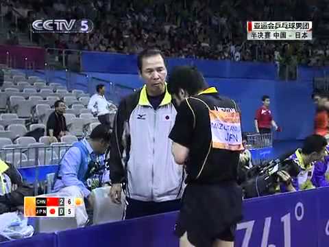 (SF) XU Xin vs MIZUTANI Jun (3) - 2010 Asia Games (Team)