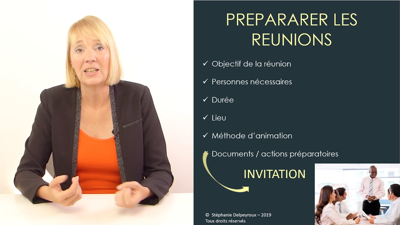 Préparer et animer efficacement les réunions de conduite de projet