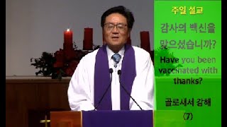 감사의 백신을 맞으셨습니까?