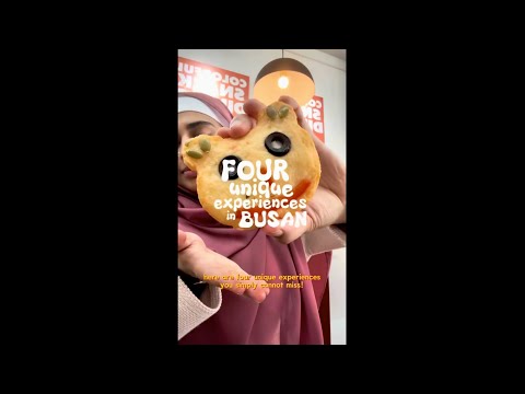 Four unique experiences in Busan!