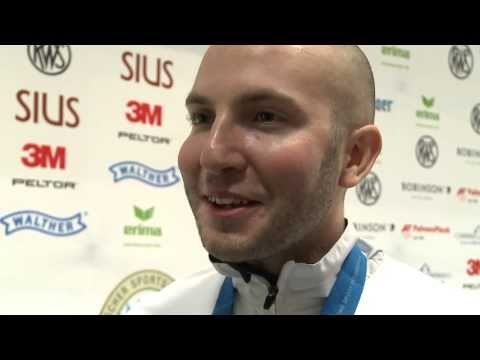 Interview (ITA) w/ Niccolo Campriani - Men's 50m Rifle 3 Positions World Champion at Munich 2013 WCF