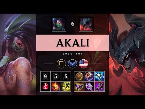Akali Top vs Aatrox - NA Diamond Patch 25.12