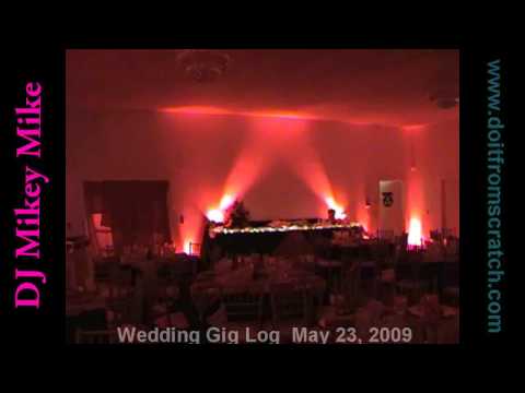 May Wedding DJ with Up Lighting From DJ Mikey Mike and Direct Sound