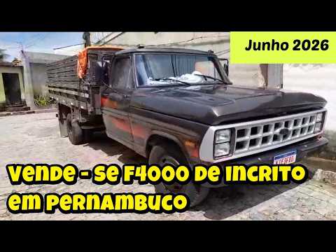 VENDE SE ESSA F4000 EM GAMELEIRA PERNAMBUCO , JUNHO 2026 , VÍDEO DELA COM OS DETALHES