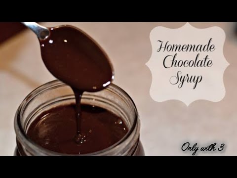Home made chocolate syrup| Chocolate ganache full recepie|