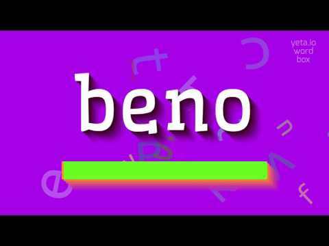 How to say "beno"! (High Quality Voices)