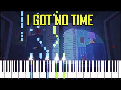 I Got No Time (FNAF 4 song) - The Living Tombstone [Synthesia Piano Tutorial]