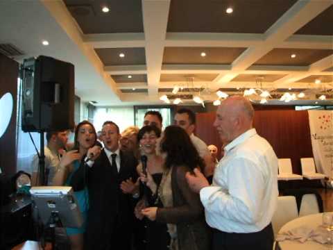 KARAOKE MATRIMONIO CANTANTI E ANIMAZIONE ALEX E CLAUDIA MILANO RISTORANTE LA SPIGA AROSIO (CO)