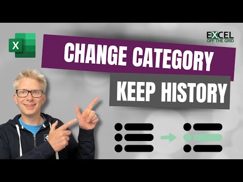 Master Excel: How to Adjust Categories & Preserve History Master Excel: How to Adjust Categories & Preserve History