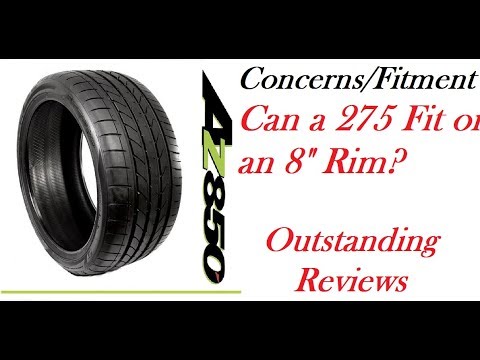 ATTURO AZ850 - AMAZING REVIEWS / 275s on 8 Inch Rim?