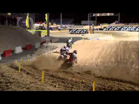 MXGP of Qatar 2014 Butron, Ferrandis & Coldenhoff Fight   Motocross