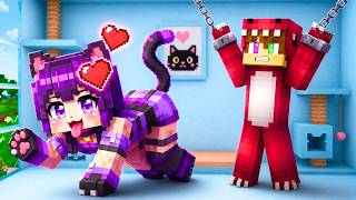CHICA GATO se ENAMORA de MI 😱  CHICA GATO SECUESTRO MINECRAFT