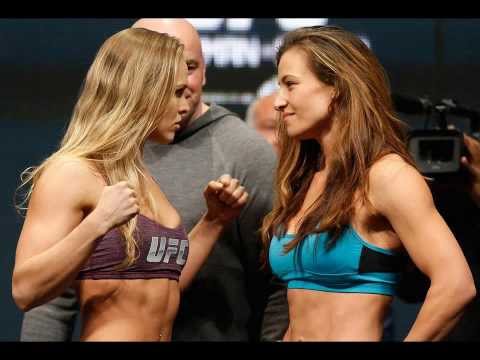 Miesha Tate Vs Ronda Rousey Slideshow Part 1