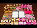 SPECIAL GOLD VS PINK Mixing Random Things Into GLOSSY Slime Satisfying Slime Videos 1549