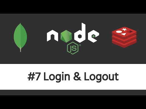 Authentication in Node js 7 Login Logout