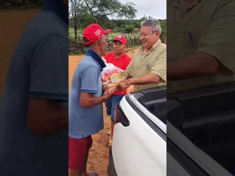 Vice-prefeito Nilmar Barbosa realiza entrega de cestas básicas na zona rural de Pedro Laurentino