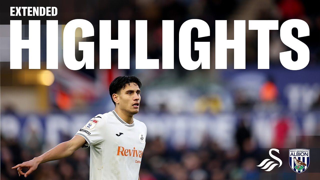 Swansea vs West Brom Key Moments & Goals Season 2025/2026