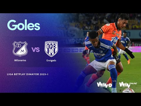 Millonarios vs. Envigado (goles) | Liga BetPlay Dimayor 2023-I 1 Fecha 14
