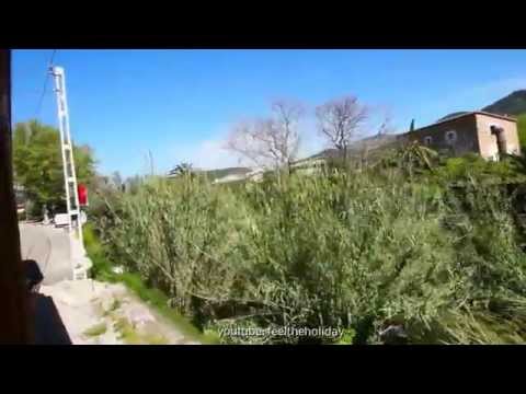 Teil 2  Mallorca Strassenbahn  Strassen Bimmelbahn von der Stadt Soller zum Hafen Soller