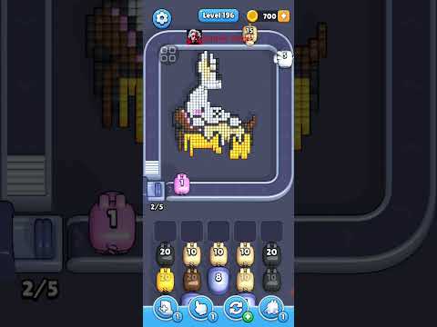 Pixel Flow Level 196 Walkthrough