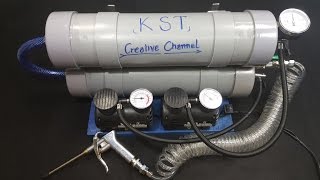 How To Make 12Volt Compressed Air Tank using PVC P