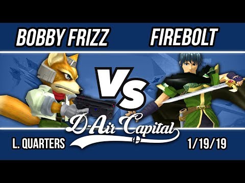 D-Air Capital 13 - Bobby Frizz (Fox) Vs. Firebolt (Marth) - Top 8 L. Quarters