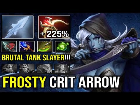 CRAZY FROST CRIT RANGER Nothing is Tank For Her with 915 GPM & Full Aghanim Drow Ranger Dota 2