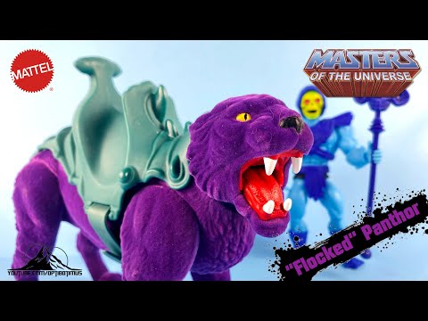 Mattel Masters of the Universe Origins "flocked" PANTHOR Video Review
