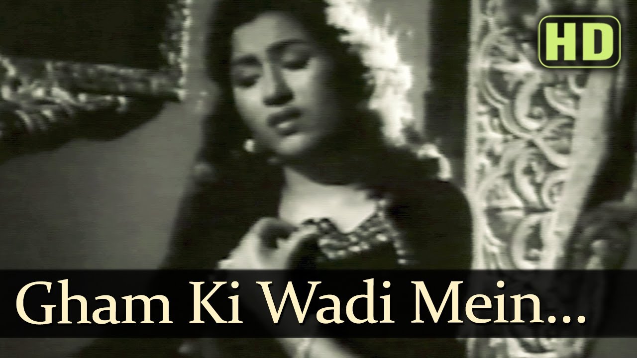 Gham Kee Vaadee Me Lyrics | Saqi | Lata Mangeshkar | Chitalkar Ramchandra