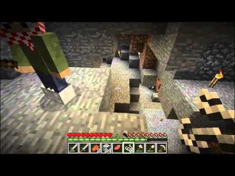 karliosis - Minecraft Multiplayer Let's Play Full Release Episode 4 - Cave Exploration