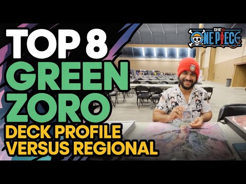 One Piece Versus Kissimmee Regional Only Top 8 Green Zoro Deck Profile !!!