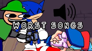 Cover art for bad songs