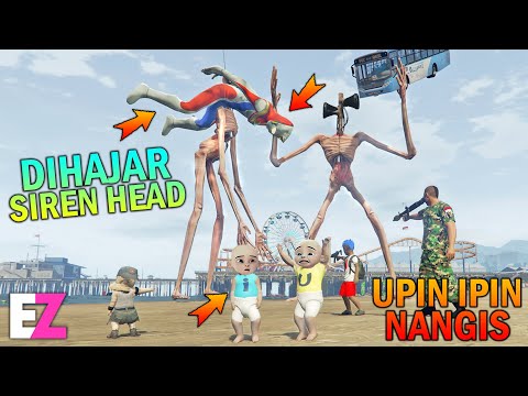 ULTRAMAN KALAH LAWAN SIREN HEAD, UPIN IPIN NANGIS - GTA 5 SULTAN BOCIL