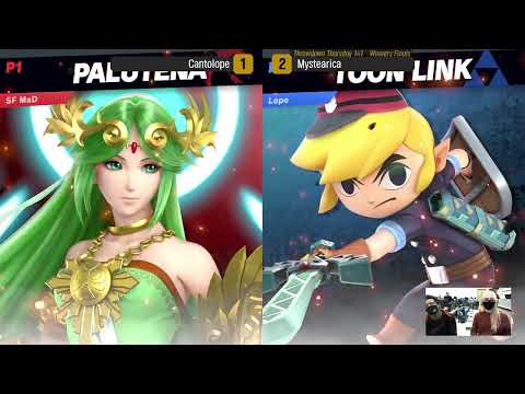 Throwdown Thursday 141 - Winners Finals - Cantolope (Toon Link) vs Mystearica (Palutena)