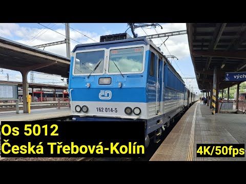 Cabview #23 / Os 5012 / Česká Třebová-Kolín / strojvedouci.com (4K)