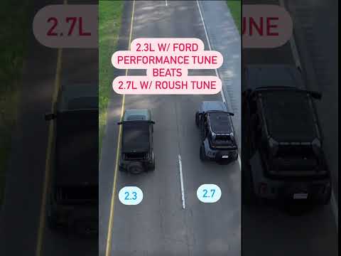 2.3 Ford Performance Tune is better than 2.7 Roush Tune, see why! #fordbronco #bronco