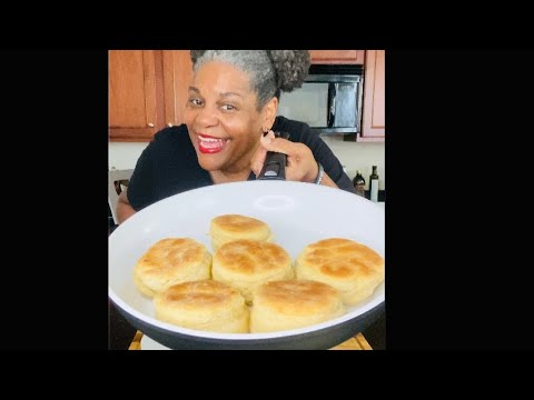 I don’t use ANY oven to Bake Biscuits anymore! Cooked on Stovetop! (BIG, Flaky, Buttery Biscuits)