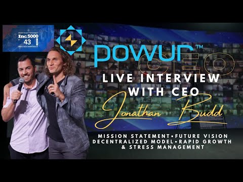 Live interview with Powur CEO Jonathan Budd - YouTube