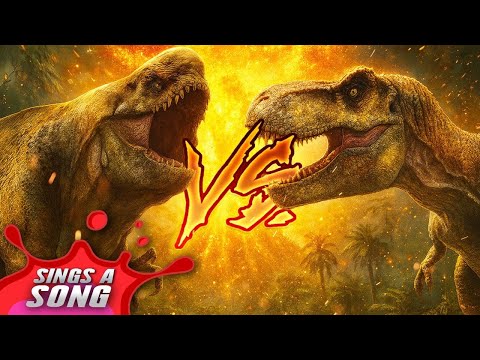 D-Rex VS T-Rex Rap Battle (Jurassic World Rebirth Distortus Rex Fun Movie Parody)