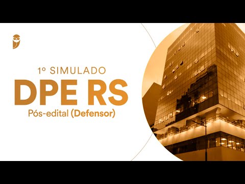 1º Simulado DPE RS - Pós-edital (Defensor) - Correção
