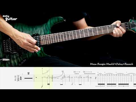 Michael Jackson(Van Halen) - Beat it Guitar Lesson With Tab(Slow Tempo)