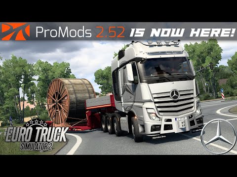 PROMODS 2.52 IS HERE!! | ETS2 1.40 | Mercedes Actros MP4 4163 | Chemnitz - Bad Oeynhausen