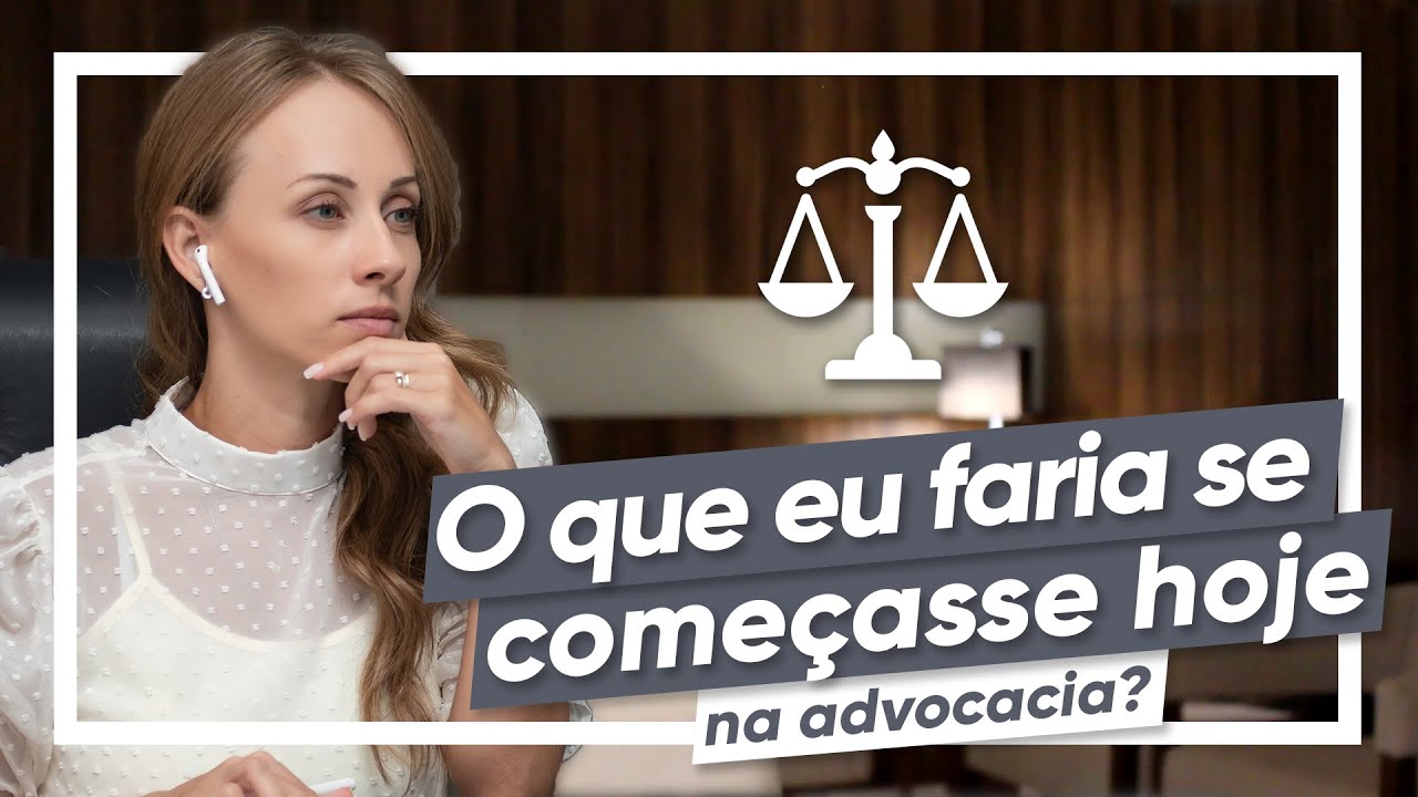 O que eu faria se começasse hoje na advocacia? Mariana Gonçalves. Minutos de Direito.